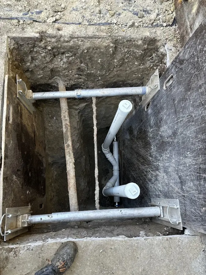 Experienced plumber completing Gas Line Repair work in Ennis